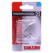 Simson kettingschakel voor verbinding, antiroest, 1/2" x 1/8", geschikt voor Simson motorfietsen en onderdelen