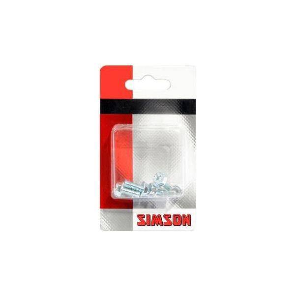Simson spatbordboutjes van 5x12 mm, set van 5 stuks, geschikt voor spatborden onderdelen van het merk Simson.