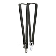 Zwart Simson snelbinder duo rubber met twee binders voor snelle bevestiging en stevige grip.