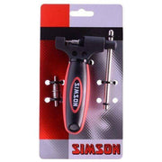 Simson Kettingpons De Luxe, een robuuste kettingpons voor het losmaken en bevestigen van kettingen en ringen.