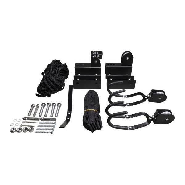 Simson ophangketting voor e-bike lift en ophangsysteem, zwart metalen bevestigingshaak voor veilige montage