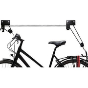 Simson ophangketting voor het ophangen van een Simson (E)-bike, zichtbaar op de afbeelding, bevestigd aan een muur.