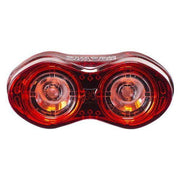 Simson USB LED lamp "Eyes" in rood, achterlicht met opvallend ontwerp en helder rood licht voor fiets of voertuig.