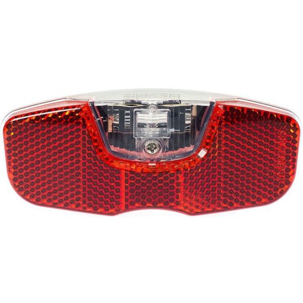 Simson achterlicht Coast met batterij, 80 mm, helder rood licht, voor fiets of scooter, duidelijk zichtbaar in de afbeelding