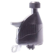 Simson Dynamo links rubber loopwiel, geschikt voor Simson fietsen, zichtbaar op afbeelding met rubber en metalen onderdelen.