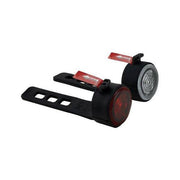 Zwarte Simson 'Flexy' LED verlichtingsset met lampen en bedrading voor motoren, zichtbaar in de afbeelding.