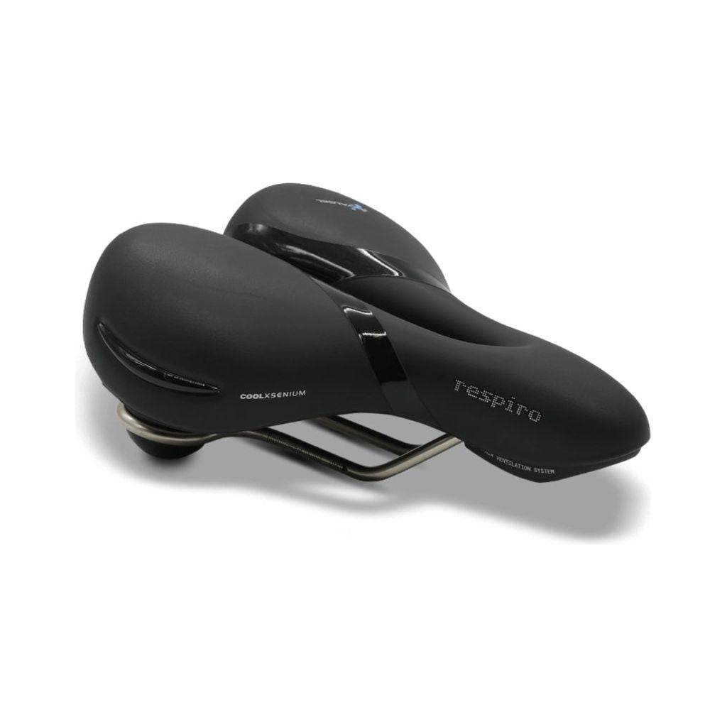Selle Royal Fietszadel Respiro Relaxed Zwart - Le Coq Wielerartikelen