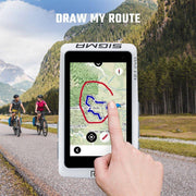 Sigma Rox 12.1 Evo GPS fietsnavigatie in nachtgrijs, digitale fietscomputer met kaartweergave en navigatiefuncties