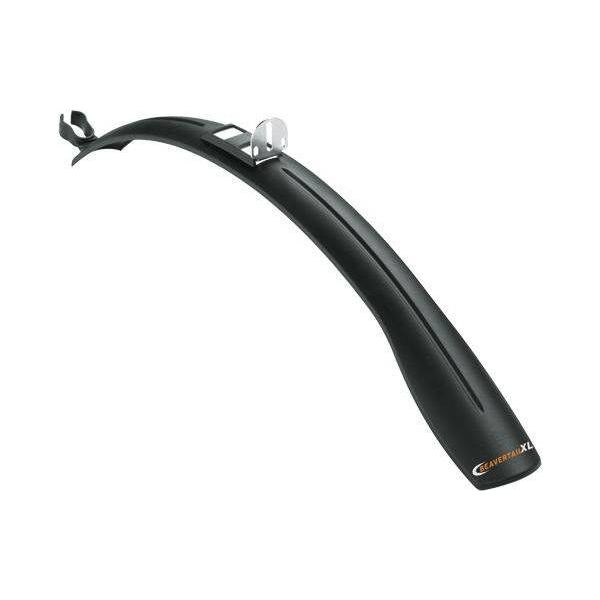 Zwart SKS Beavertail XL achterspatbord voor 26-29 inch mountainbikes, gemaakt van pvc voor bescherming en duurzaamheid