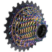 Sram Cassette 12V Xg1290 Regenboog Xdr, 12-speed fiets cassette met kleurrijke regenboogafwerking en duurzame constructie