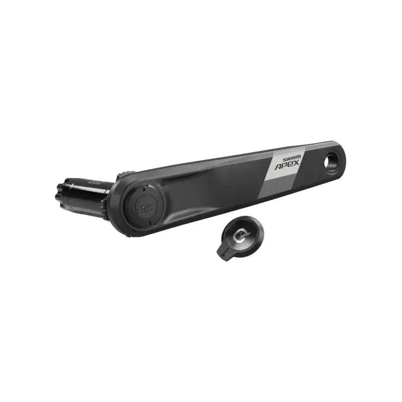 Quarq Sram Apex AXS Pm Wide D1 L racefietspowermeter voor nauwkeurige krachtmetingen op de crank.
