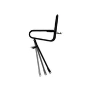 Steco Smooth Voordrager 26/28 inch voor Kroonboutmontage, zwart, mat, 25cm lange voordragers voor fietsen