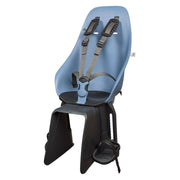 Urban Iki achterzitje Ta-ke Easyfix voor fietsen, zwart, comfortabel en veilig voor kinderen, bevestigd op de achterdrager van de fiets.