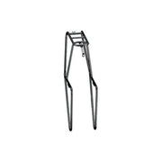 Zwarte Tubus Grand Expedition voordrager voor 26/28 inch fietsen, stevig en geschikt voor bagage en fietstassen.