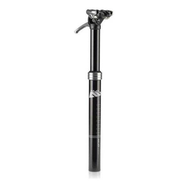 XLC All Mountain dropper zadelpen, O31.6 mm, 318 mm lang, zwart, geschikt voor mountainbikes.