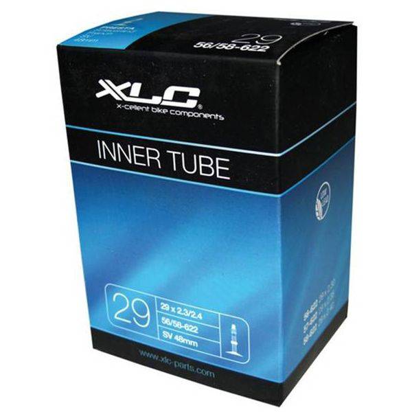 XLC binnenband 29 inch, 29x2.30-2.40, Frans ventiel, geschikt voor fietswielen, duurzame rubber binnenband
