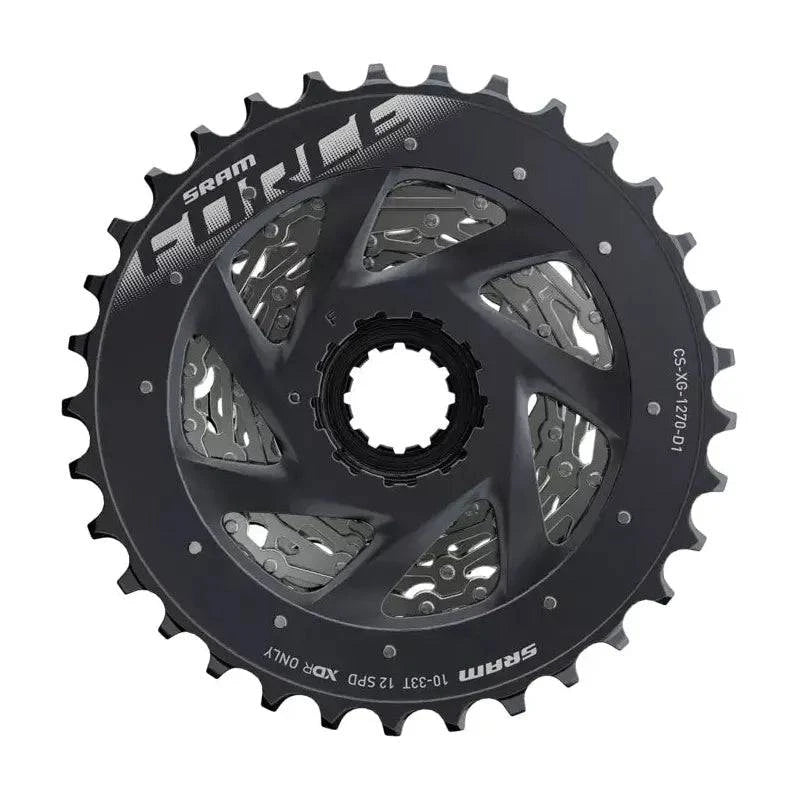Sram Xg1270 D1 Cassette Xdr 12 Speed - Zilver - Le Coq Wielerartikelen
