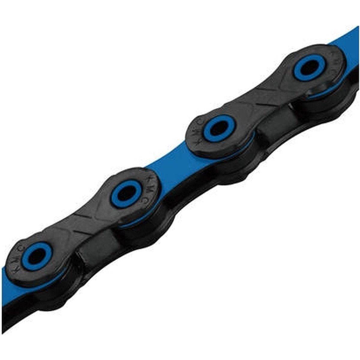 Kmc Fietsketting Dlc12 Zwart/Blauw 126 Schakels - Le Coq Wielerartikelen