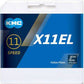 Kmc Fietsketting X11El Zwart Tech 118 Schakels - Le Coq Wielerartikelen