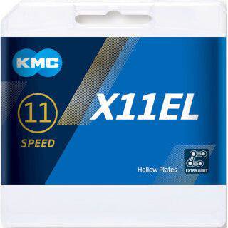 Kmc Fietsketting X11El Zwart Tech 118 Schakels - Le Coq Wielerartikelen