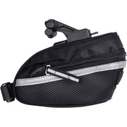 Topeak WP II zadeltas met clip, waterdichte fietstas voor achterop de fiets, zwart, stevig en compact design