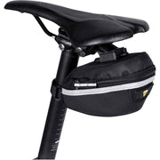 Topeak WP II zadeltas met clip, waterdichte fietsaccessoire tas voor achterop de fiets, zwart, stevig en geschikt voor lange ritten