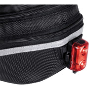 Topeak Wp Ii clip zadeltas, waterdichte fietstassen met montageclip, geschikt voor mountainbikes en stadsfietsen.