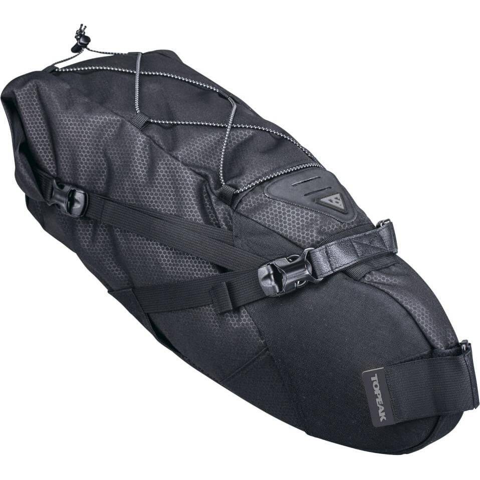 Topeak Backloader fietsbagage tas voor bikepacking, zwart en waterbestendig, bevestigbaar aan fiets achterdrager