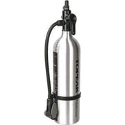 Topeak Tubibooster X tubeless pomp met digitale drukmeter en handvat voor fietsbanden, zwart en compact design
