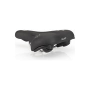 Zwart XLC All Season City/Tour SA-A24 unisex fiets zadel, geschikt voor stadsfiets en e-bike, met comfort en duurzaamheid