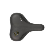 Zwart XLC All Season City/Tour SA-A24 unisex stadsfiets- en e-bike zadel, comfortabele zitpositie voor stadsverkeer