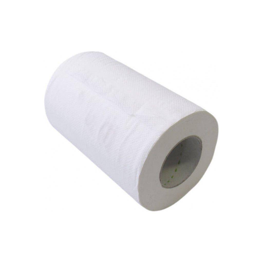 Eurol Euro poetsdoeken minirol 1-laags, 120 meter lang en 20 cm breed, set van 12 rollen voor poetsen en schoonmaken