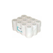 Eurol Euro poetsdoek minirol 1-laags, 120 meter x 20 cm, set van 12 rollen, geschikt voor schilderen en poetsen