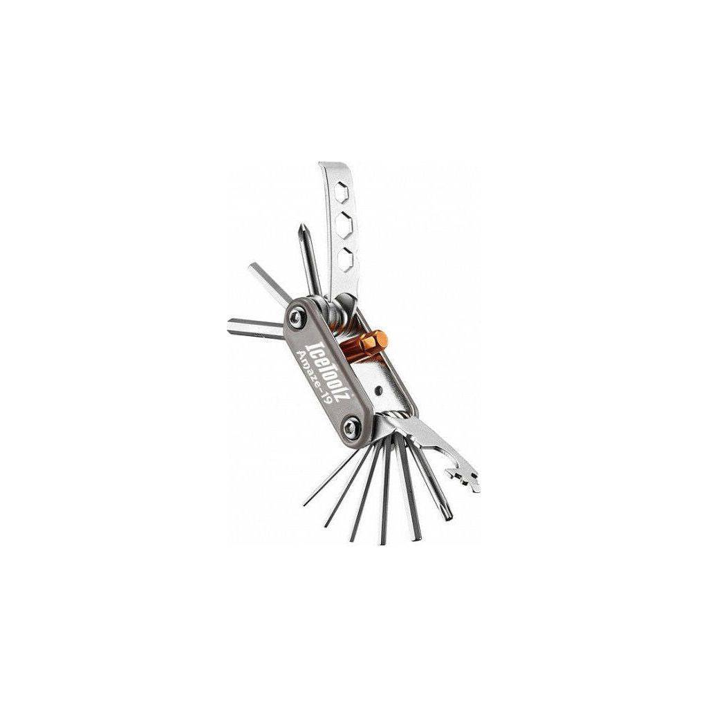 Lcetoolz 95A7 Amaze 19 Multitool met 19 functies, handvat en diverse gereedschappen, geschikt voor multitool werkzaamheden