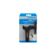 Shimano TL-CN29 kettingpons voor 9-12 speed met kogellager, geschikt voor fietskettingen, handvat en kettingafsnijders in beeld