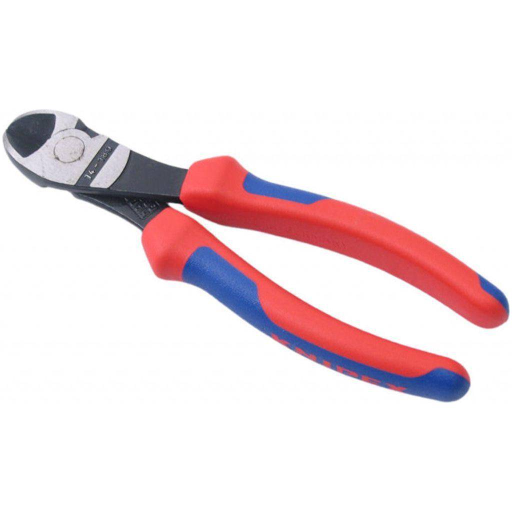 Cyclus Knipex Kracht-Zijsnijtang van 180 mm met stevige handgreep en scherpe snijkanten voor precisiewerk