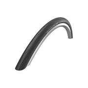 Schwalbe Lugano 2 K-Guard racefiets band met zwarte antislip profiel en stevige zijwanden, geschikt voor snelheid en comfort op de weg.