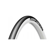 Michelin Dynamic Sport racefiets band met glad loopvlak en zwarte zijwanden, geschikt voor snelheid en prestaties.
