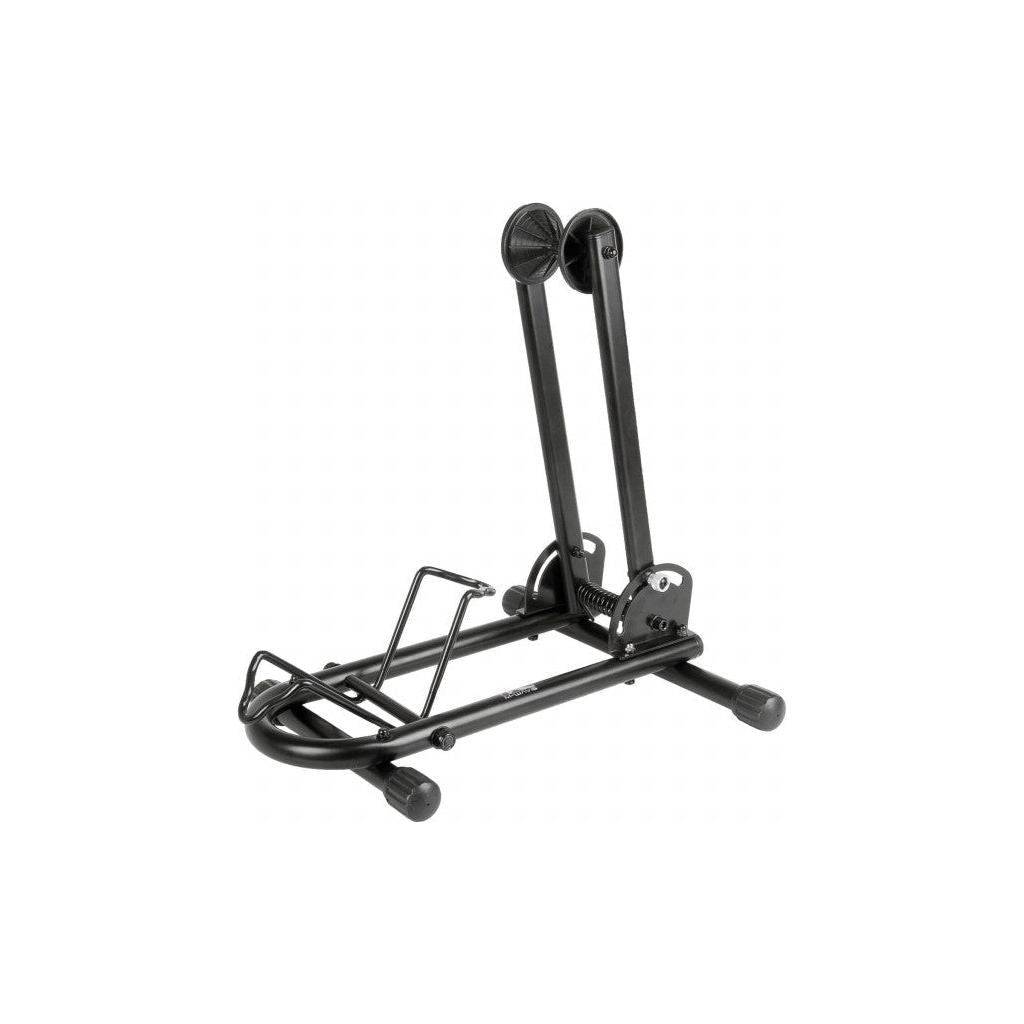 M-Wave Pro opklapbare presentatiestandaard voor 20-29 inch fietsen, eenvoudig in gebruik en transport.