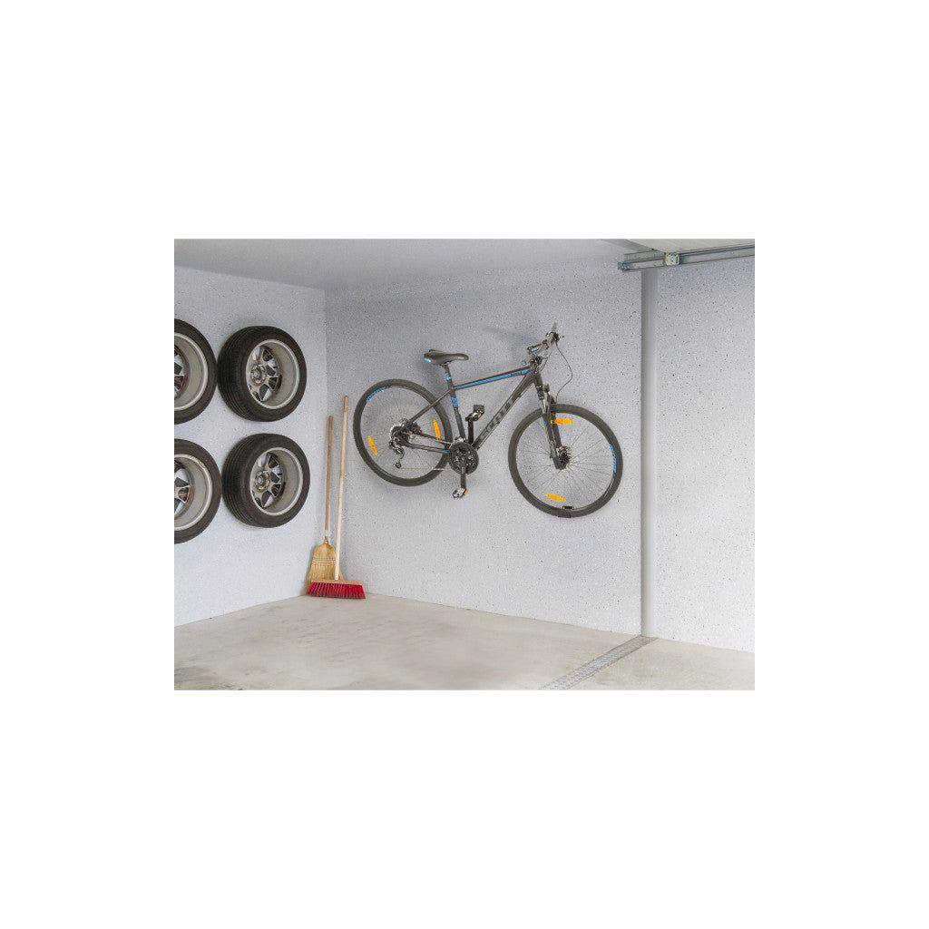 M-Wave Compacte Fiets Muurhanger Met Pedaalsteun - Le Coq Wielerartikelen