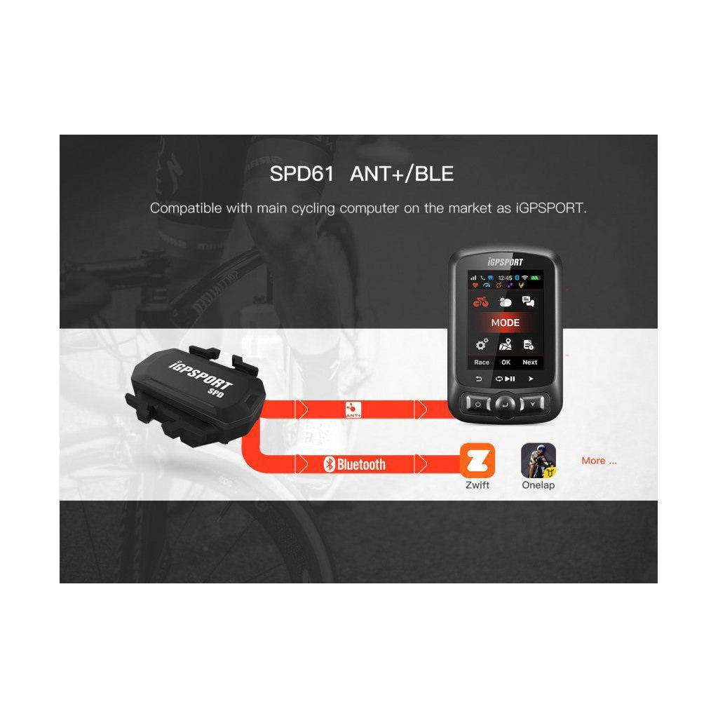 Igpsport Spd61 Bluetooth En Ant+ Dual Module Snelheidssensor - Le Coq Wielerartikelen