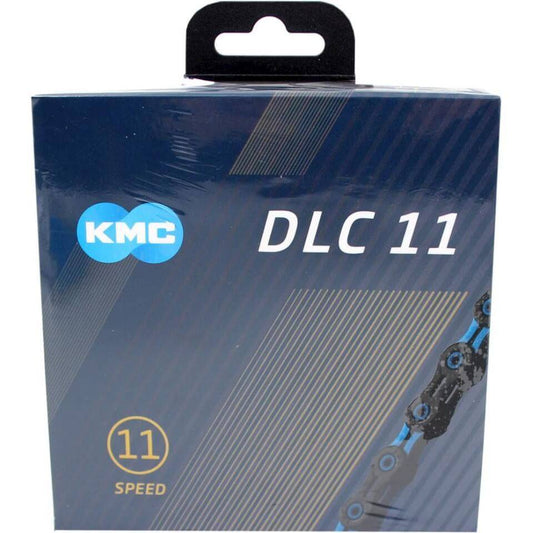 Kmc Fietsketting Dlc11 Zwart/Blauw 118 Schakels - Le Coq Wielerartikelen