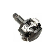 Shimano MTB PD-M505 SPD pedalen met SM SH51 schoenplaatjes, zilverkleurige fiets pedalen voor mountainbiken.