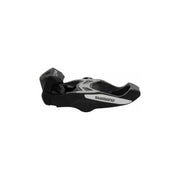 Shimano PDR550 SPD-SL racefiets pedalen met SM-SH11 clip-in systeem in zwart, geschikt voor racefietsen.