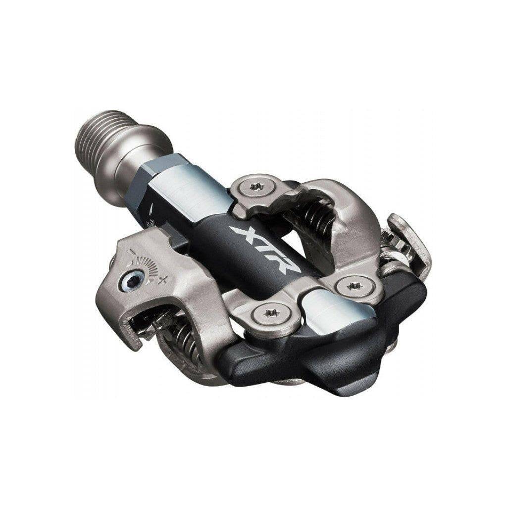 Shimano XTR PD-M9100 MTB pedalen met SPD, dubbelzijdig, zwart, geschikt voor mountainbiken, stevig en lichtgewicht design
