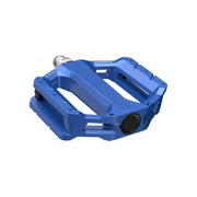Shimano MTB platformpedalen PD-EF202, breed aluminium pedaal met antislip oppervlak voor mountainbiken, stevig en lichtgewicht.
