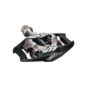 Shimano MX70 off-road MTB pedalen met SPD-clip voor BMX in zwart, duurzame en stevige fietspedalen voor mountainbiken.