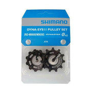 Shimano XTR RD-M9000 derailleurwieltjes set met lichte, duurzame onderdelen voor soepel schakelen en optimale prestaties.