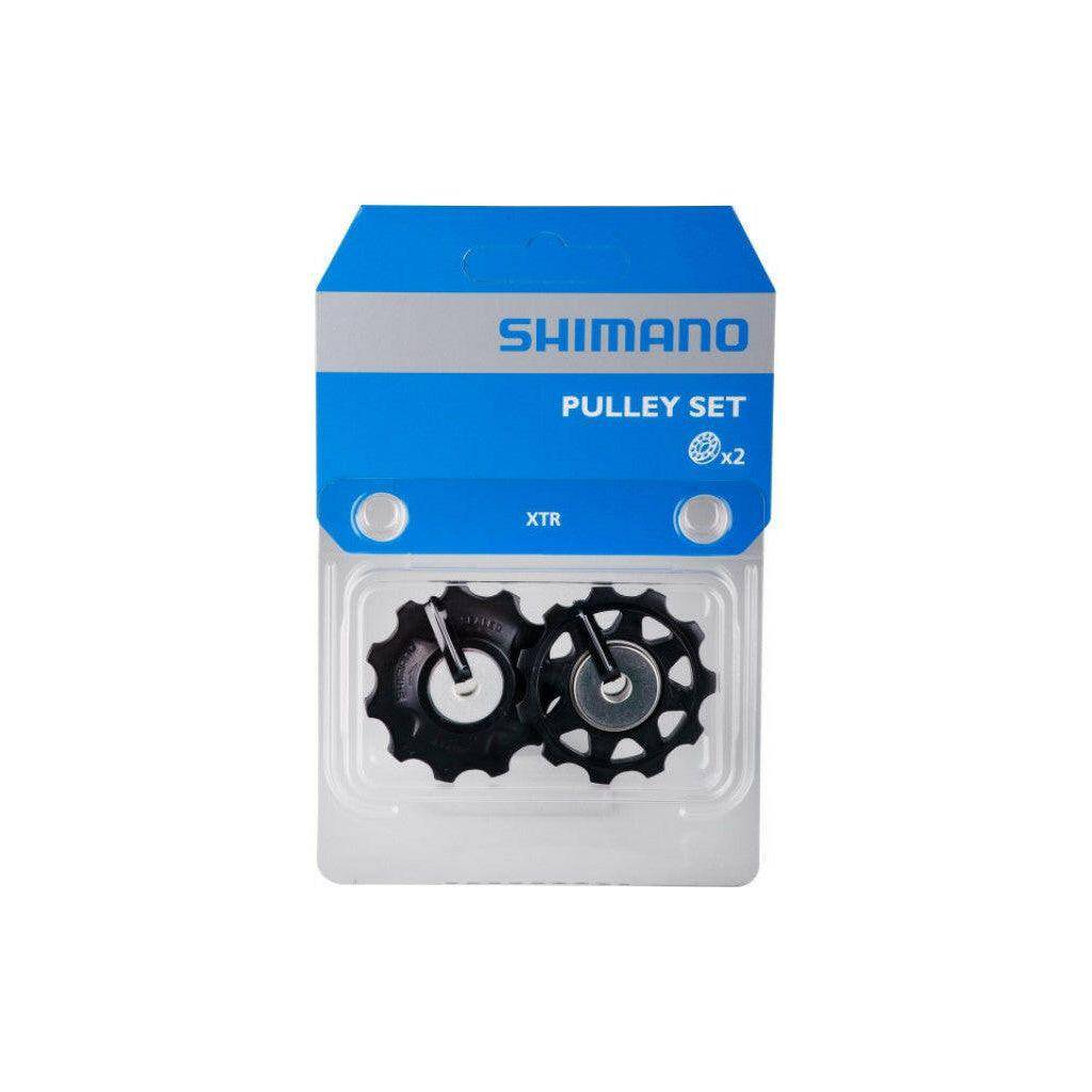 Shimano XTR derailleurwieltjes set voor RD-M972, RD-M971, RD-M970, RD-M960, RD-M953, RD-M952 en RD-M951, origineel.