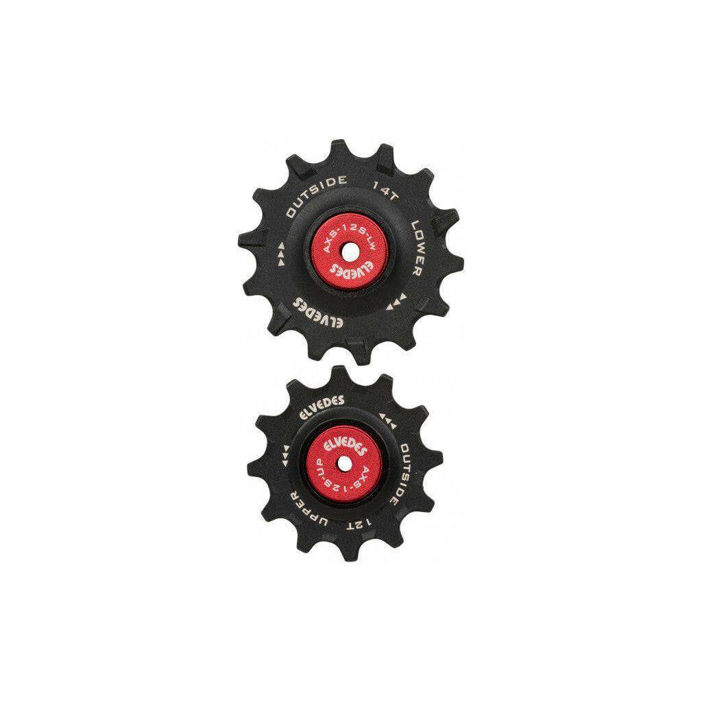 Elvedes Sram Eagle Xx1/X01 Axs derailleurwieltje met metalen bevestiging en tandwiel voor mountainbiketransmissie